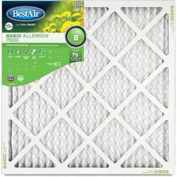 B1 20x20x1 M8 Pleated Filter