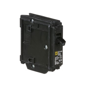 Square D Homeline Single Pole Breaker - 15A