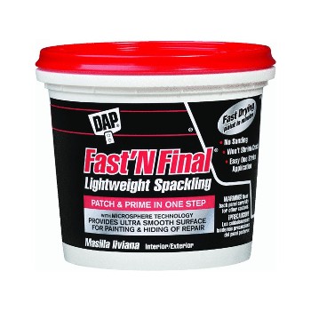 DAP 12143 Fast N Final Spackling ~ One Gallon