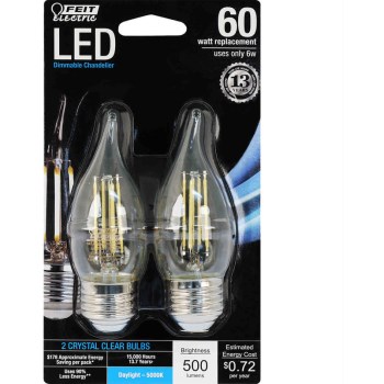Feit Electric  BPEFC60/850/LED/2 Deco Bulb