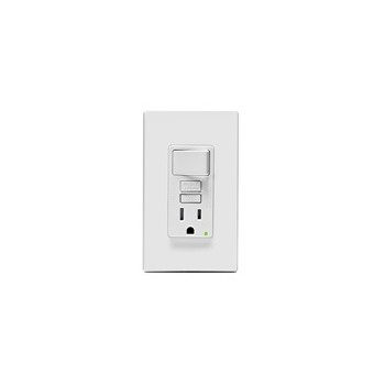 Leviton C92-gfsw1-w White 15a Gfci