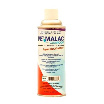 Permalac Brand Original Clear Coat,  Satin Finish  ~ 12 oz Spray Cans