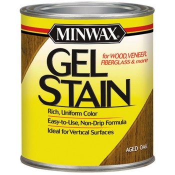 Minwax 26020 Gel Stain ~ Aged Oak -1/2 pint