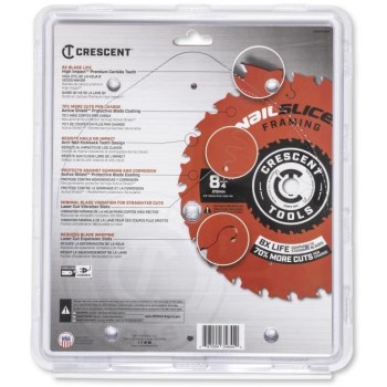 Crescent 8-1/4" 24-Tooth Framing Circular Saw Blade
