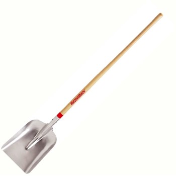 Razor-Back Long Handle Aluminum Scoop ~ Hardwood Handle