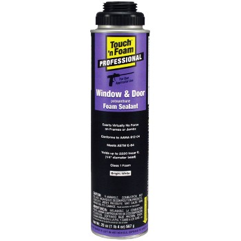 Pro Window & Door Foam Sealant,  Bright White ~ 20 oz Aerosol