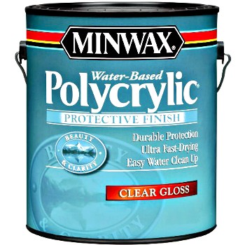 Polycrylic Protective Finish, Clear Gloss ~ Gallon 
