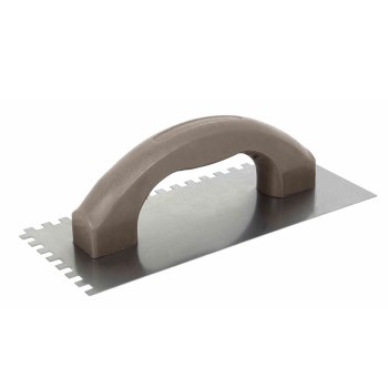 Plastic Handle Notched Tile Trowel ~ 1/4" x 1/4" x 1/4"