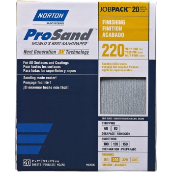 Sanding Sheets, High Performance ~ 220 Grit