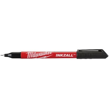 Milwaukee INKZALL Ultra Fine Point Pens, Black - 4pk