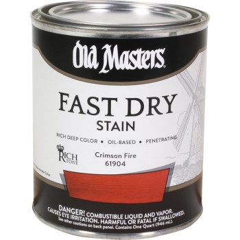  Fast Dry Stain, Crimson Fire~ Qt