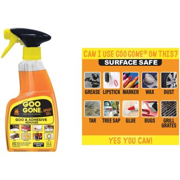 Goo Gone Spray Gel Surface Cleaner ~ 12 Oz Spray Bottle