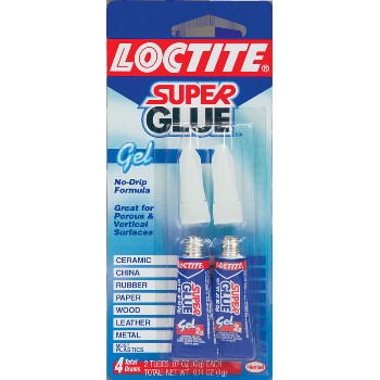 Super Glue Gel, 2 Pack - 2 grams each