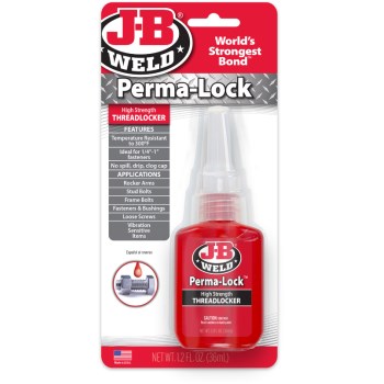 J-B Weld Perma-Lock Threadlocker, Red - 36 ml