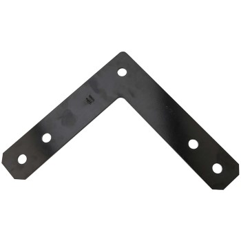 National N266-475 Corner Plate, Black ~ 12"x 12" x 3/16"