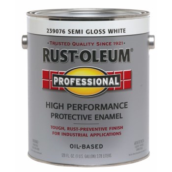 High Performance Protective Enamel, Semi-Gloss White ~ Gallon
