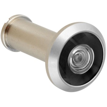 Solid Brass Door Viewer, Satin Nickel Finish ~ 9/16" Diameter