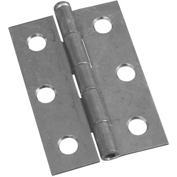 Narrow Utility Removable  Pin Hinge,  Zinc Plated Finish ~ 2-1/2" 