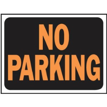 UPC 029069030124 product image for Hy-Ko 3012 No Parking Sign, Plastic 9 x 12 inch | upcitemdb.com