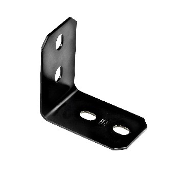 Corner Brace,  Black  Structural ~ 4.9" x 3" x 1/8"