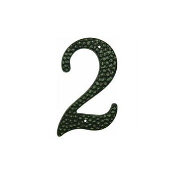 Hy-Ko DC-5/2 House Number 2, Black 4.5 inch