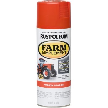 Farm Implement Spray Paint ~ Kubota Orange