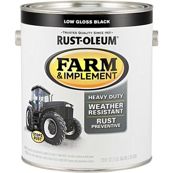 Farm & Implement Finish, Low Gloss Black  ~  Gallon