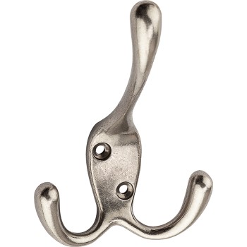 National N337-208 Sn Triple Robe Hook