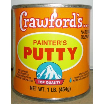 Painters Putty ~ Lead Free,  White - 1/2 Pint