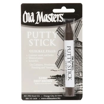 Old Masters Putty Stick, Deep Brown - 1/2 oz