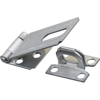 Extra Heavy Safety Hasp, Zinc ~ 3 1/4"