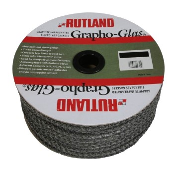 Rutland 722 Grapho-Glas  Bulk Stove Gasket, Rope Style  ~ 3/8" x 132 Ft.