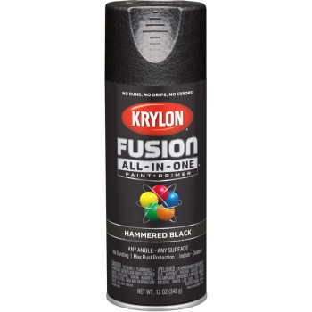 Krylon K02782007 2782 Sp Hammered Black Paint