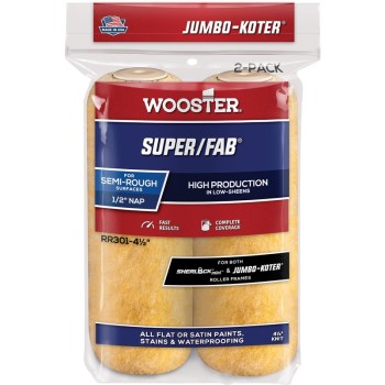 Wooster 0rr3010044 Jumbo Koter Super/fab Roller Covers ~ 4.5"