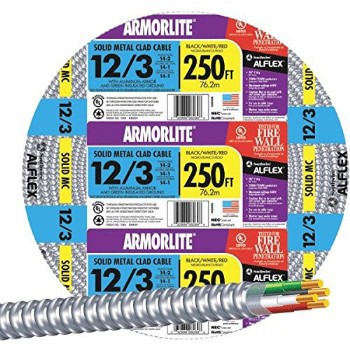 Armorlite Type MC Metal Clad Cable ~ 250 ft