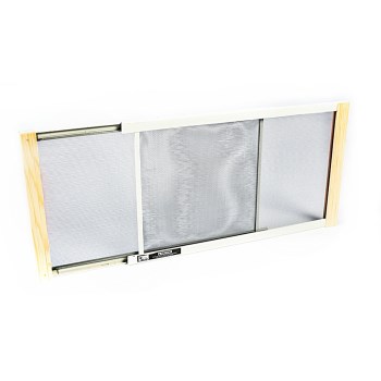 Adjustable & Portable Window Screen, Charcoal ~ 15" x 25"- 45"