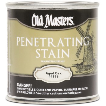 Penetrating Interior Stain, Aged Oak  ~  Half Pint