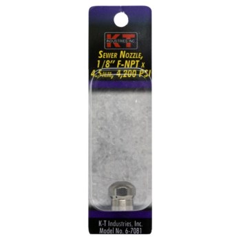 K-T Sewer Jet Nozzle - 1/8"
