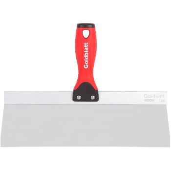 Goldblatt® Stainless Steel 10" Drywall Taping Knife w/Soft Grip Handle 