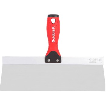 Great Neck/Goldblatt G05001 Goldblatt Stainless Steel 10" Drywall Taping Knife w/Soft Grip Handle 