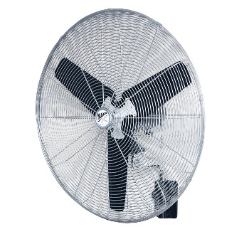 Wall Fan, Oscillating - 30" + Three Speed