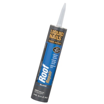 Liquid Nails, Roof Repair Black 10.1oz.