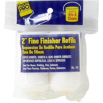 Foampro 163 Foam Roller Refills (2 Pack), For Mini-roller ~ 2"