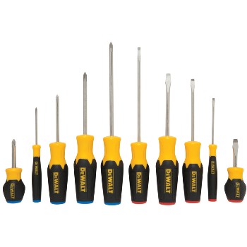 Stanley Tools Dwht62513 Screwdriver Set ~ 10 Piece