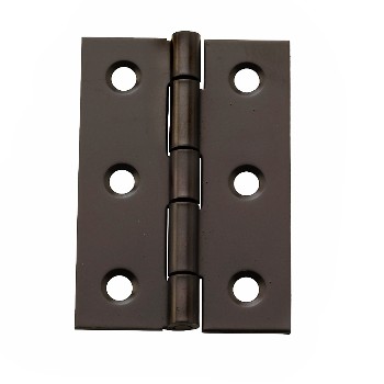 National N211-021 Broad Decorative Hinges, Oil Rubd Bronze Finish ~  2" x 1 3/8"