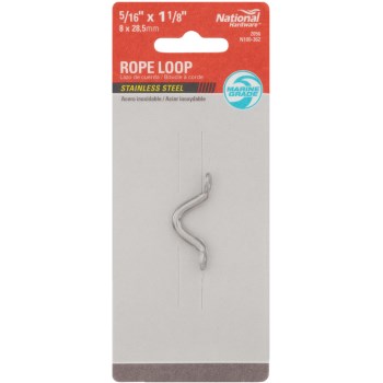 National Stainless Steel Rope Loop - 5/16" x 1-1/8"