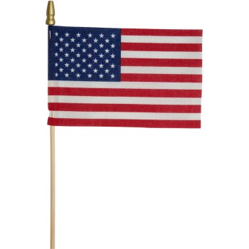 Valley Forge Flag Company Inc USE4D 4in. X6in. Us Stick Flag