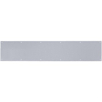 Tell Manufacturing DT100055 Kick Plate, Satin Stainless Steel, 6" x 30"