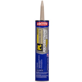 Henkel/OSI/Loctite 1618522 PL S10  Polyurethane Concrete Crack Masonry  Sealant , Gray ~ 10 oz Tube