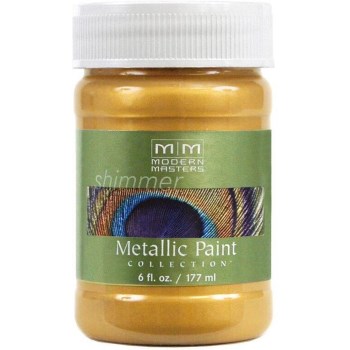 Metallic Paint, Gold Rush 6 Ounce